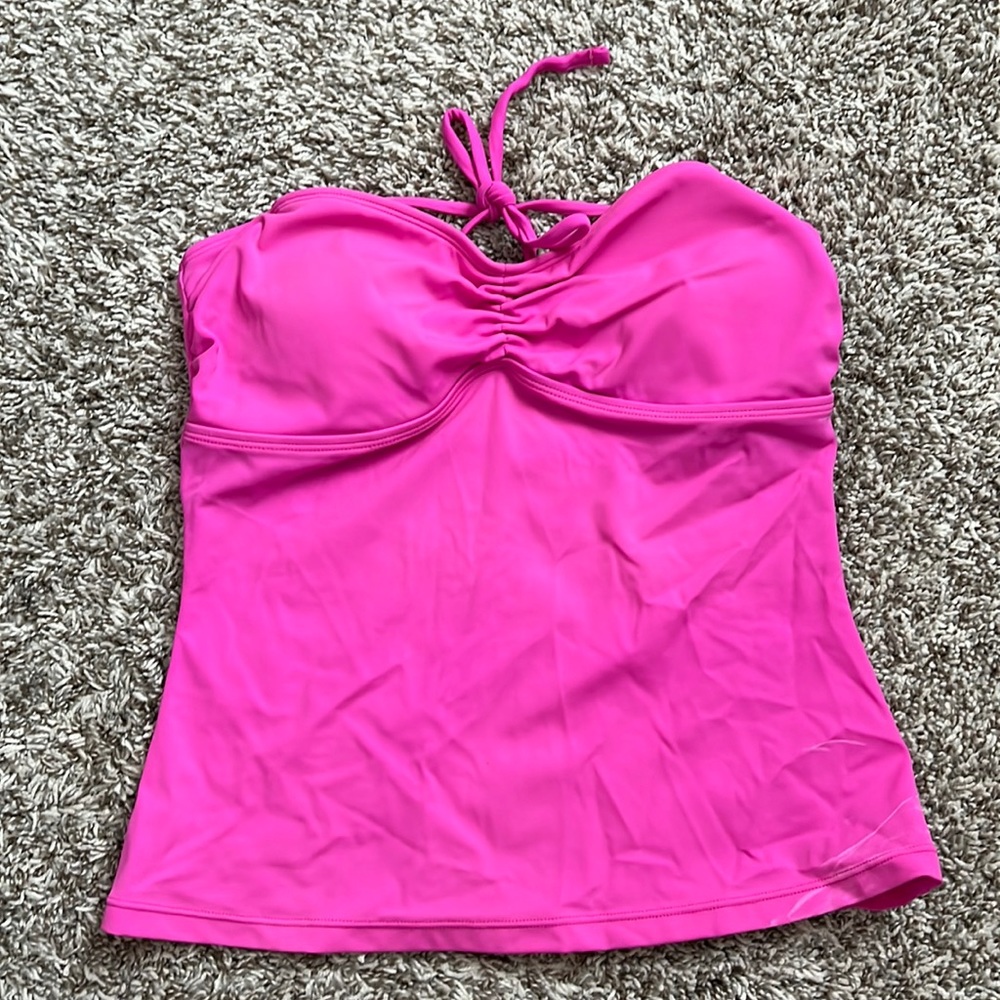 Hot Pink Gap Tankini